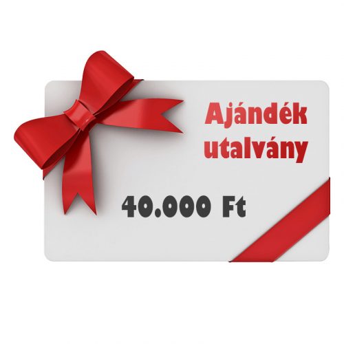 Ajándékutalvány 40.000 Ft értékben