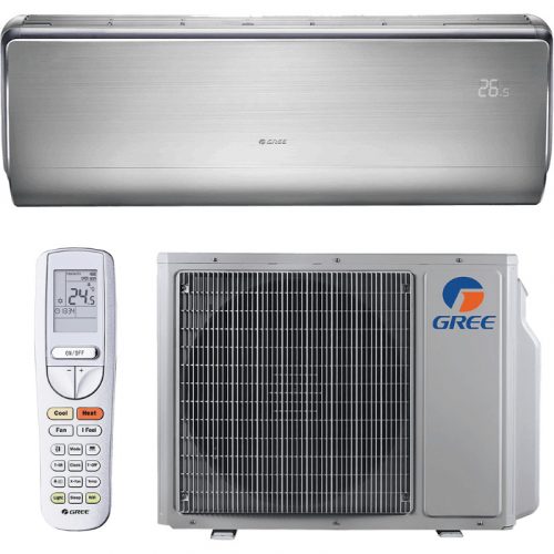 Gree U-Crown Silver GWH09UB-K6DNA4A oldalfali mono split klíma 2.7 kW